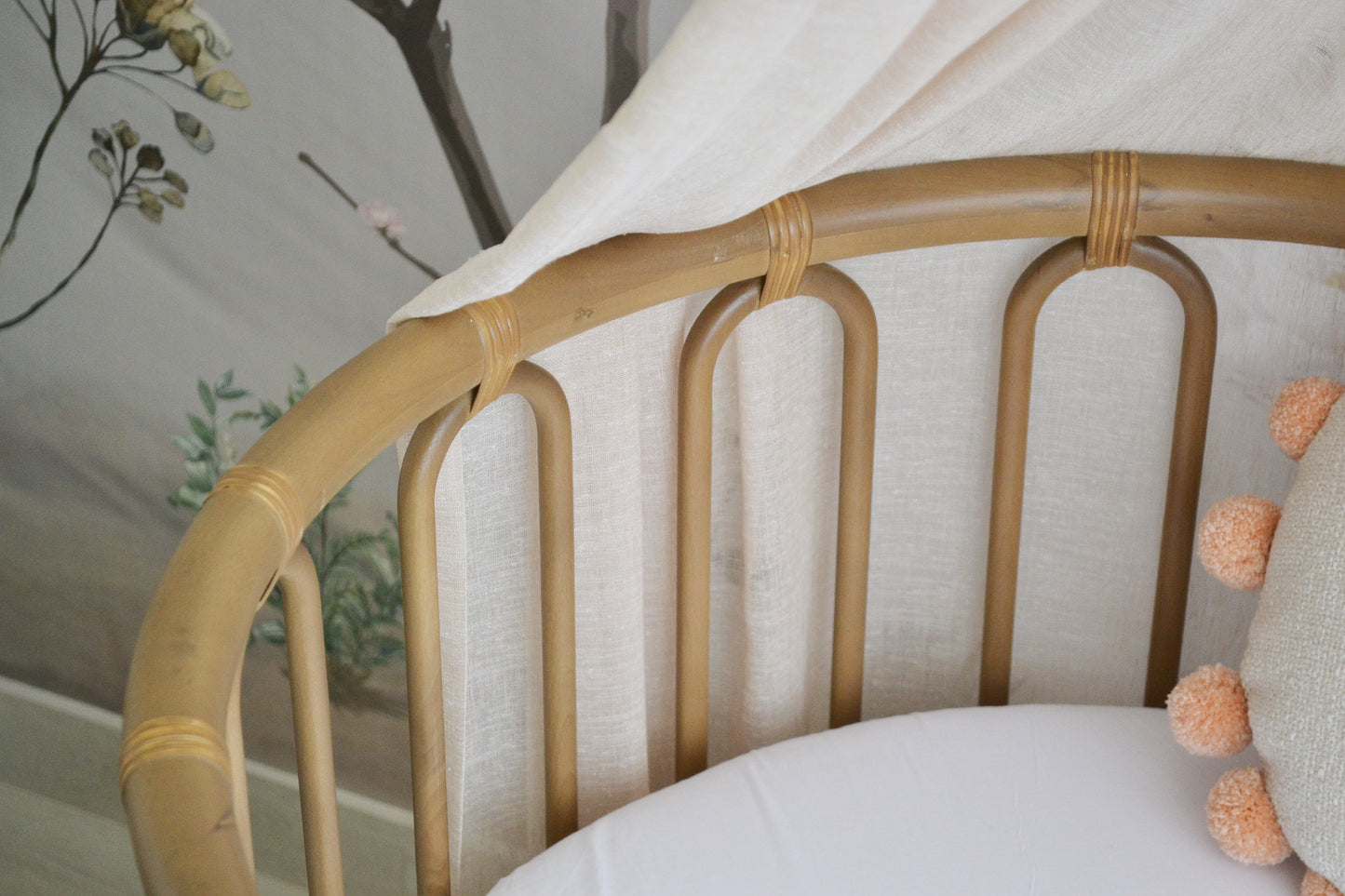 Curved Wooden Crib