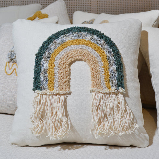 Golden Rainbow Cushion