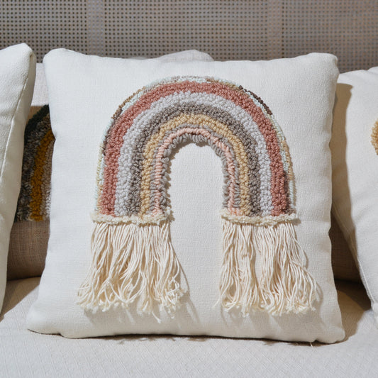 Pink Rainbow Cushion