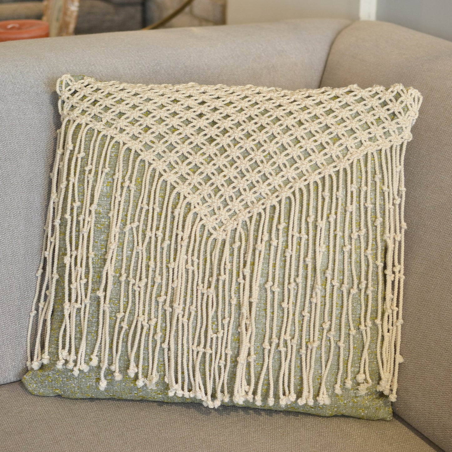 Pistachio Green Cushion