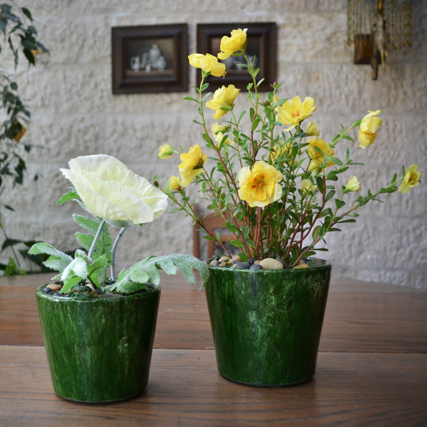 Green Planters - 2 Sizes