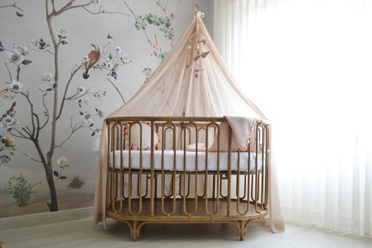 Curved Wooden Crib