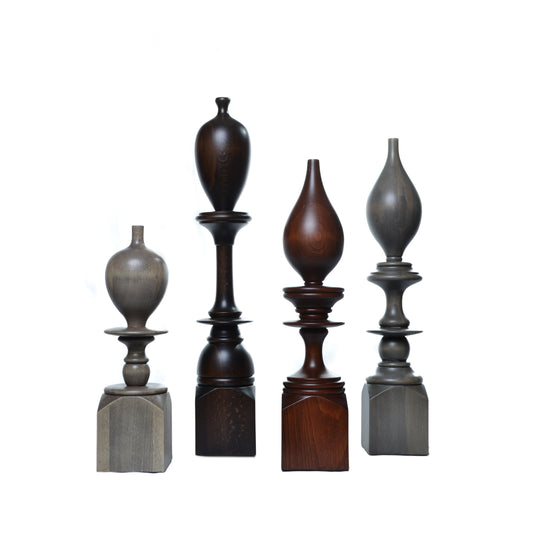 Wooden Vase Design Chess Set