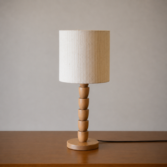 Natural Linen Table Lamp