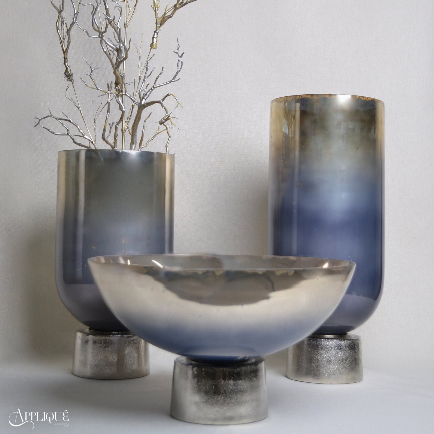 Silver & Gold Vases