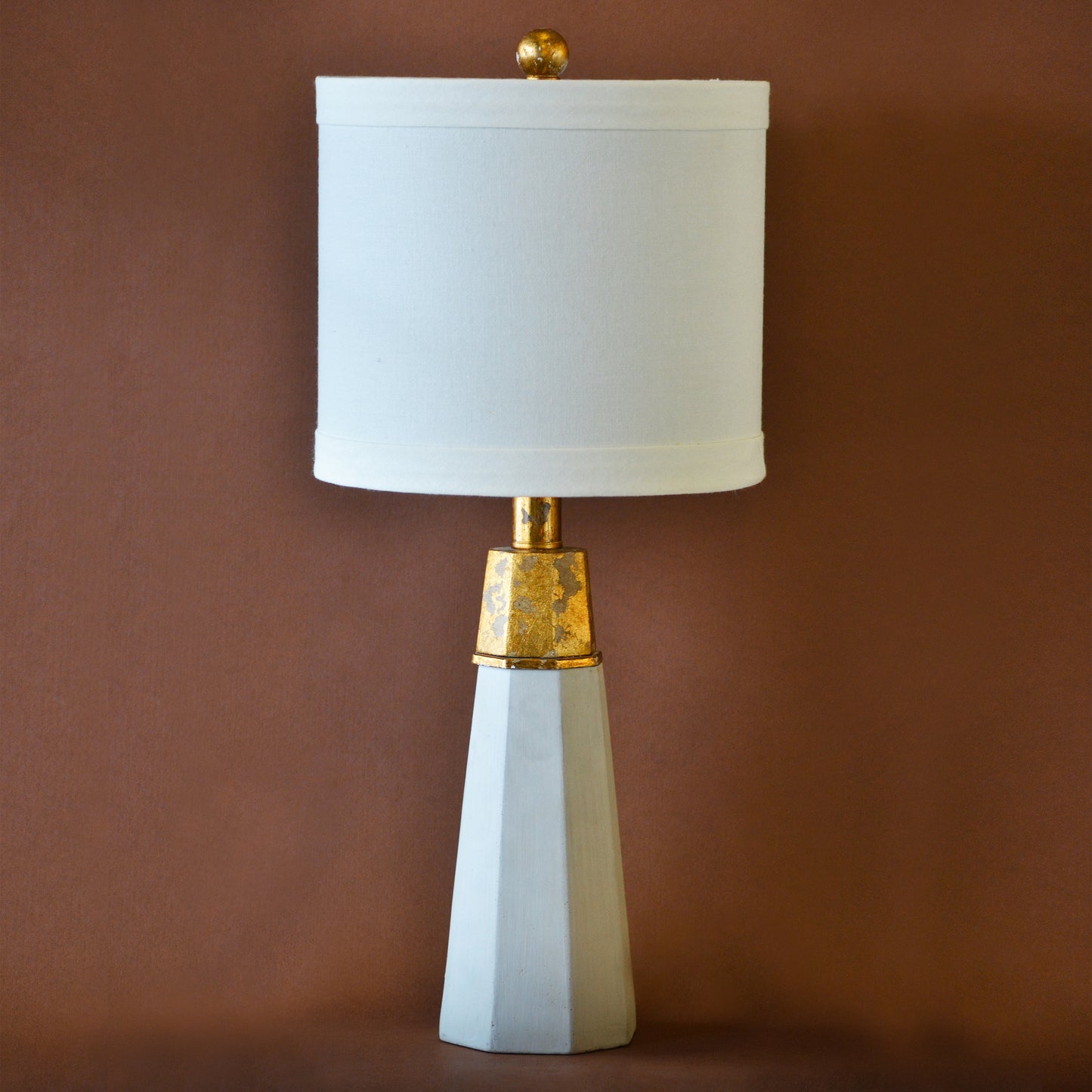 Beige & Gold Cermaic Table Lamp